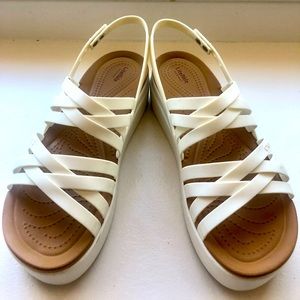 Crocs Brooklyn Strappy Low Wedge